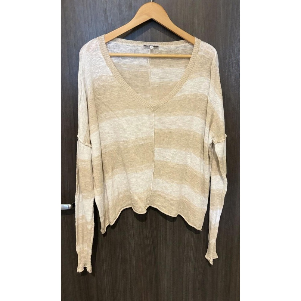 J Society Sweater Women's Large pullover coastal‎ knit beach vibes